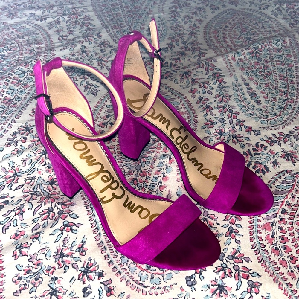 Sam Edelman Suede Block Heel